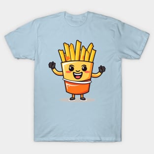 Cute French Fries T-Shirt cute characters T-Shirt